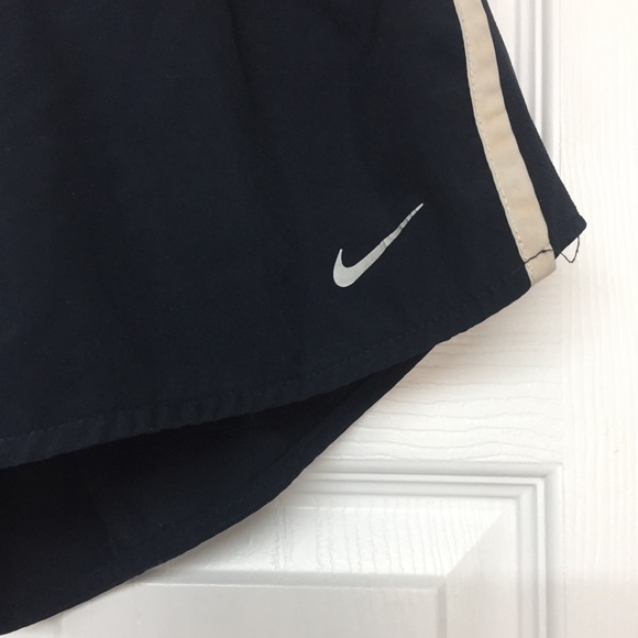 Nike Dri Fit Navy Blue Athletic Running Active Wear Shorts Sz S - Picture 2 of 3